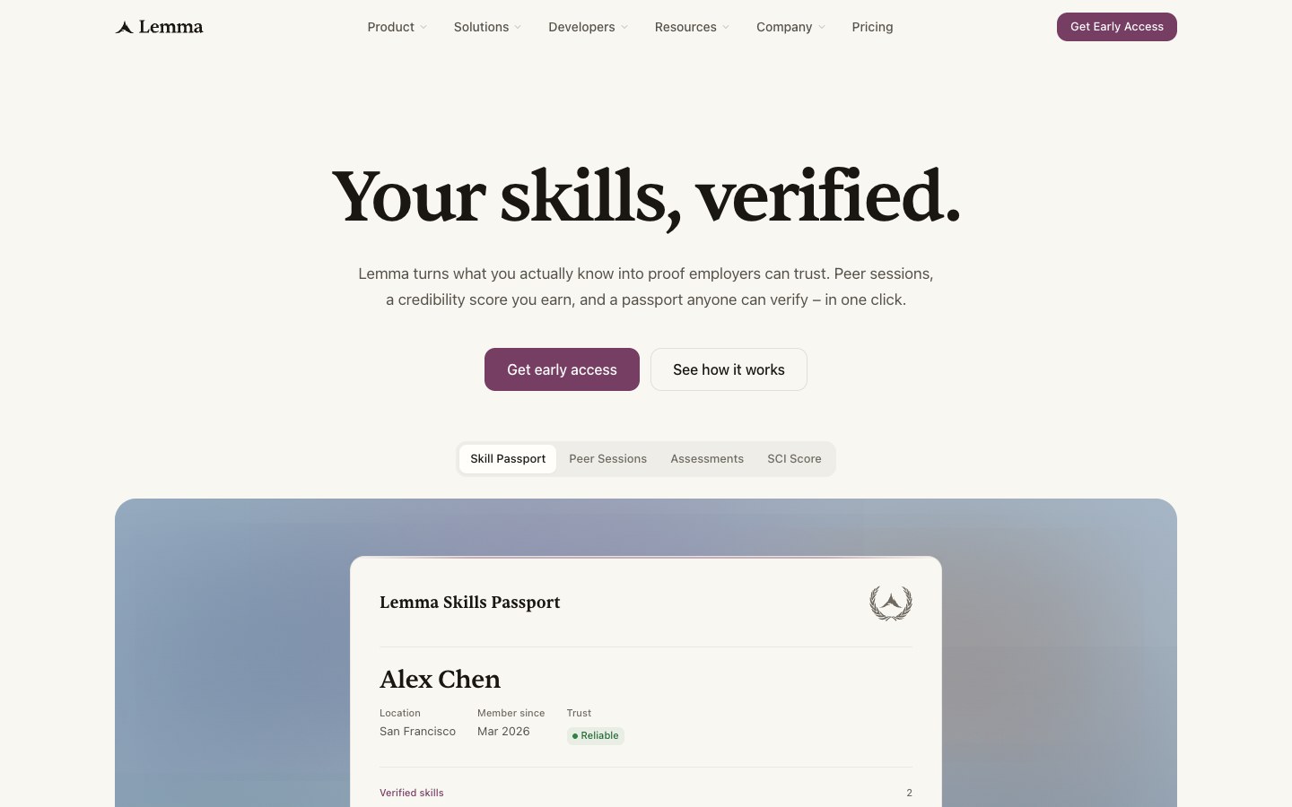 Lemma – homepage